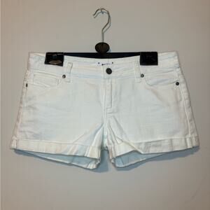Paige Cuffed Denim Low Rise Shorts - Size 27